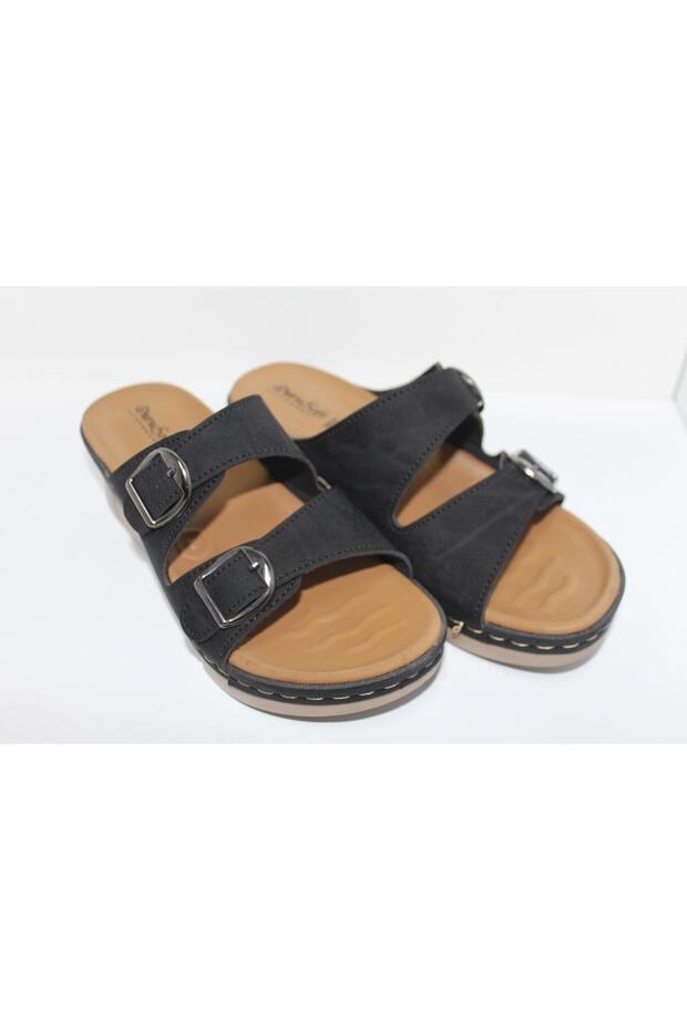 Kadın Terlik Silikon Taban Ortopedik - 2