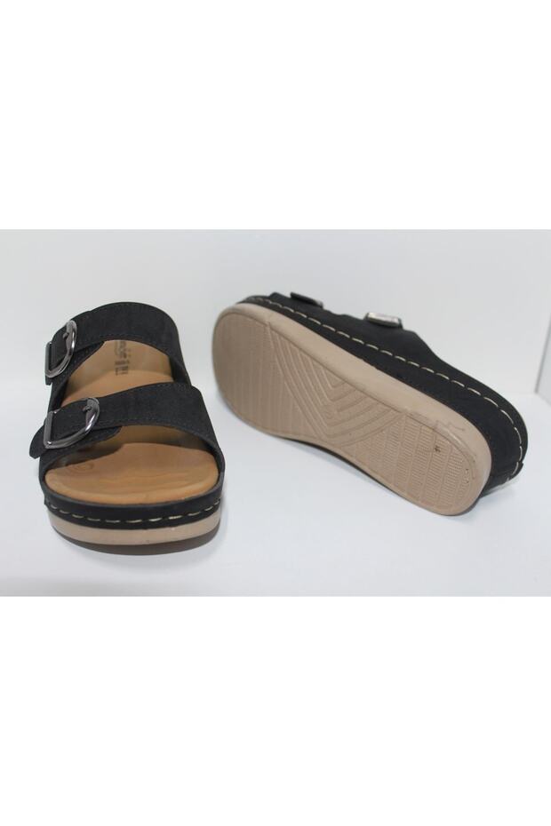 Kadın Terlik Silikon Taban Ortopedik - 3