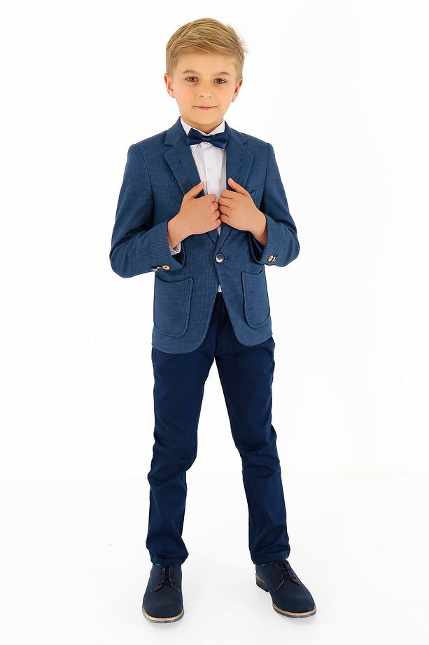 Erkek Çocuk Blazer Tek Ceket - 5