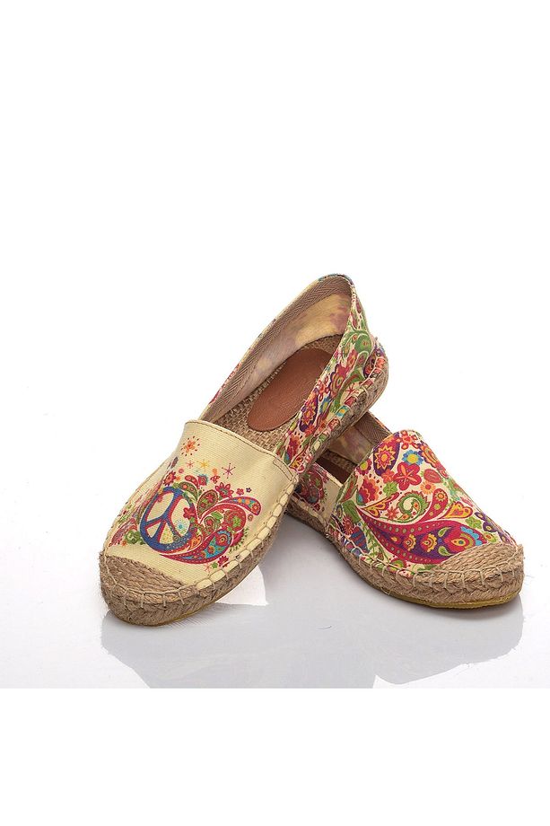 El Yapımı Hasır Taban Espadril - 4