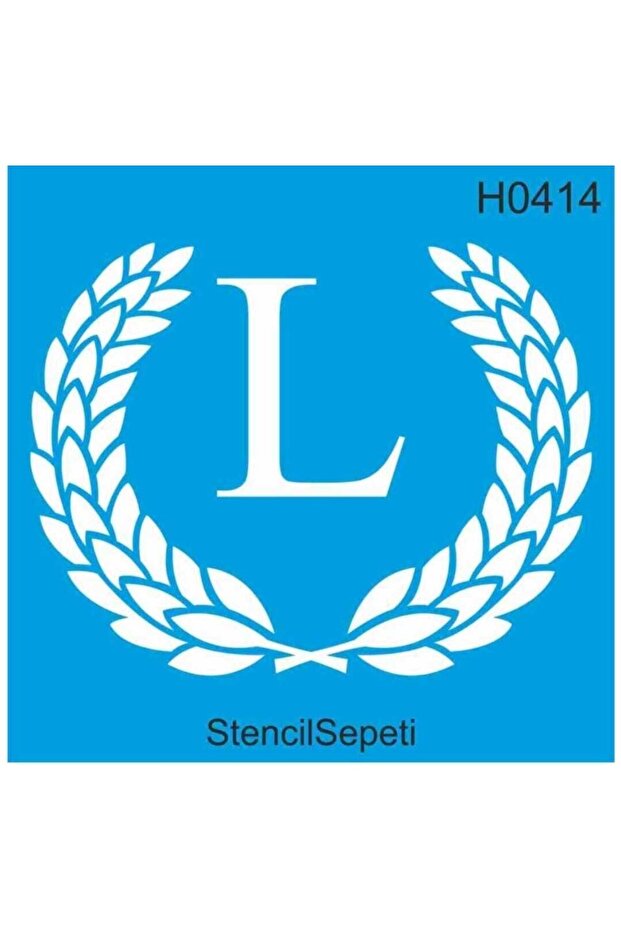 20X20Cm Letter K Patterned Stencil Template - Sth10