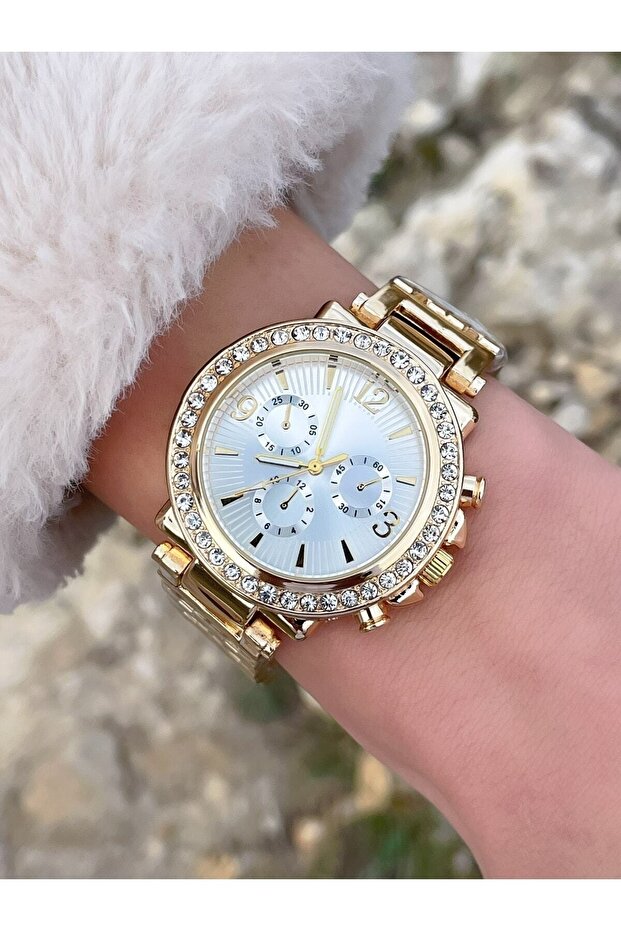 Stone Detailed Women's Wristwatch