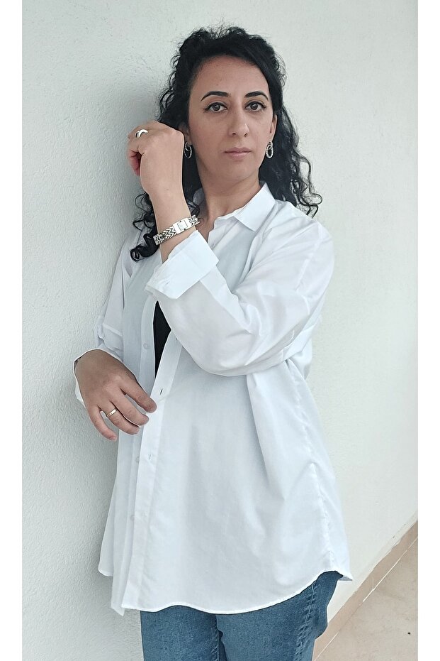 Kadın Gömlek Uzun Kol Basic