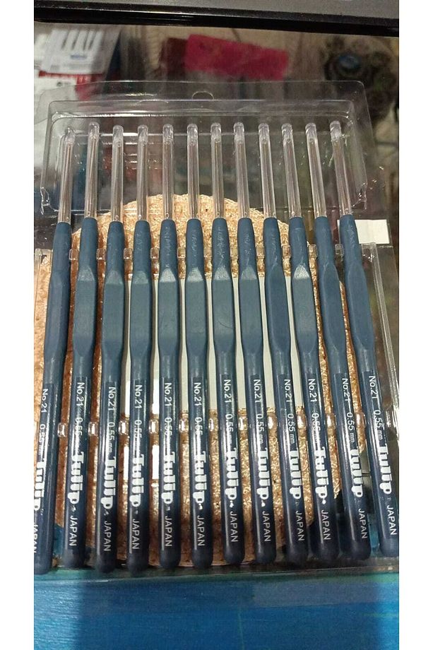 Silikon Yumuşak Saplı Örgü-dantel Tığı 21 Numara 0,55 Mm - 2