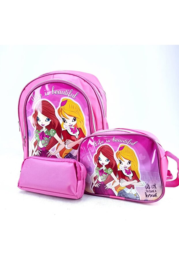 Girl's Illustrated Lunch Box Gift Primary School Kindergarten Student Schoolbag