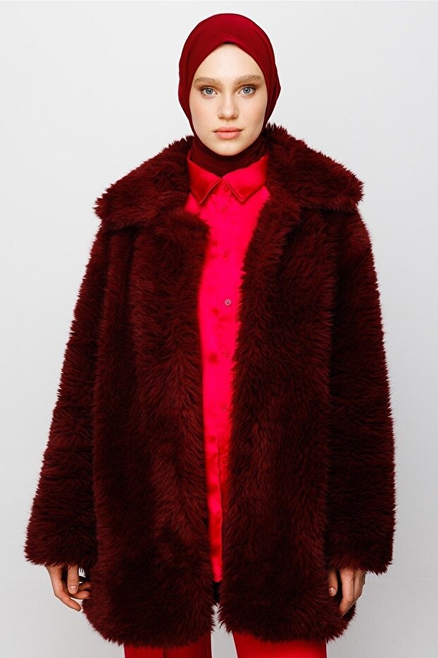 Bordo Hazır Şal - 6