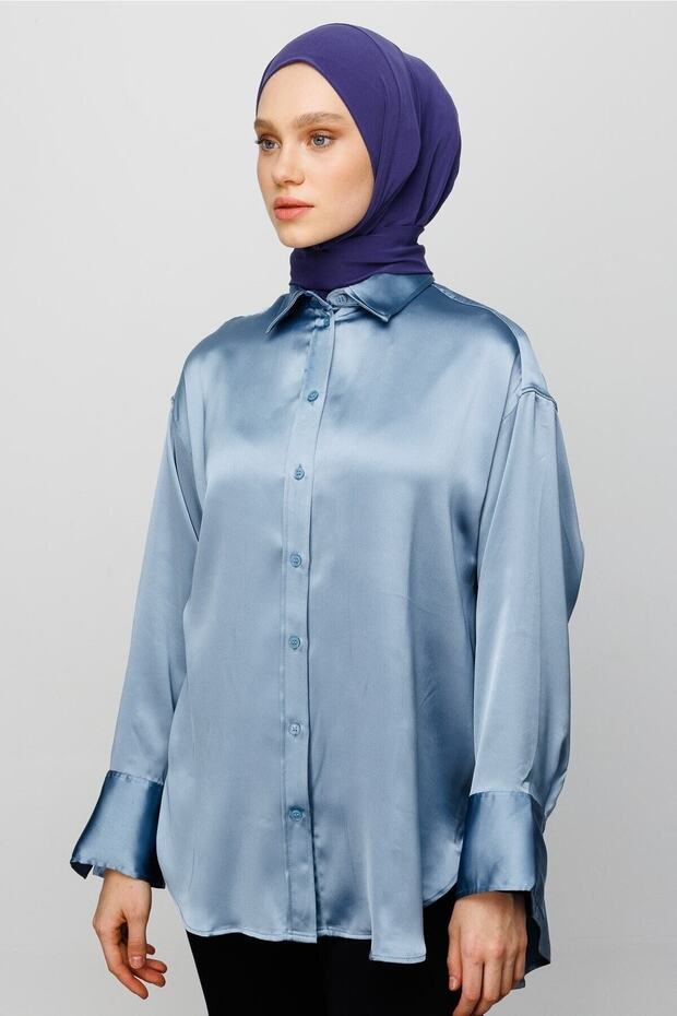 Eflatun Hazır Şal - 6