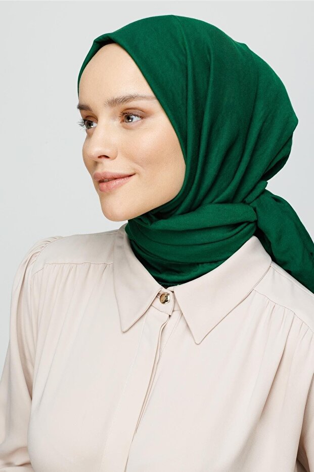 Emerald Cotton Shawl - 8