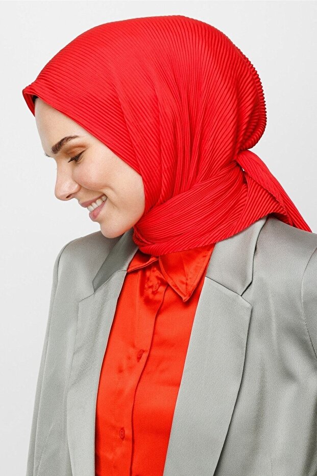 Eșarfă cu pliuri de bomboane - 6