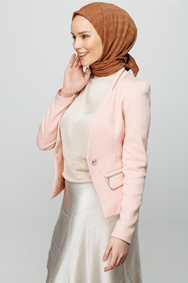 Mocha Piliseli Bambu Eşarp - 5