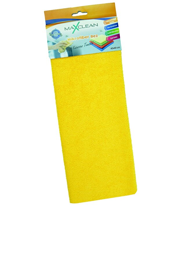 40x40 Microfiber Cleaning Cloth Yellow - 6