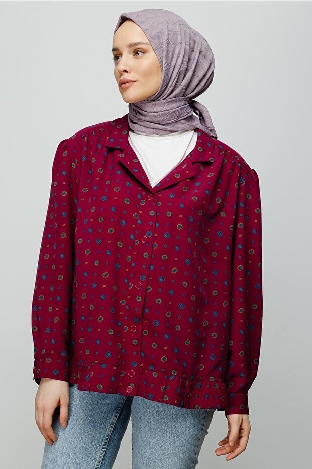 Lavanta Grisi Piliseli Bambu Eşarp - 5