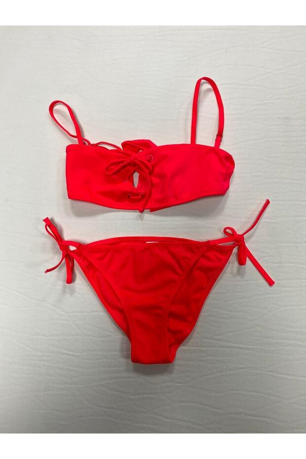 Lace Detailed Girl's Bikini Set
