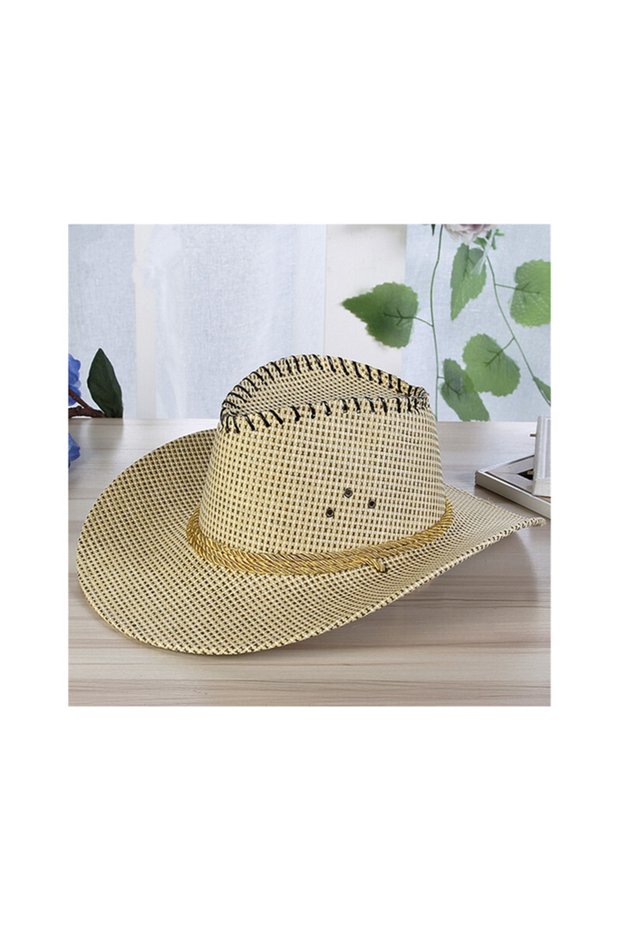Summer, Fashion Rope Cowboy Hat (For Women And Men)