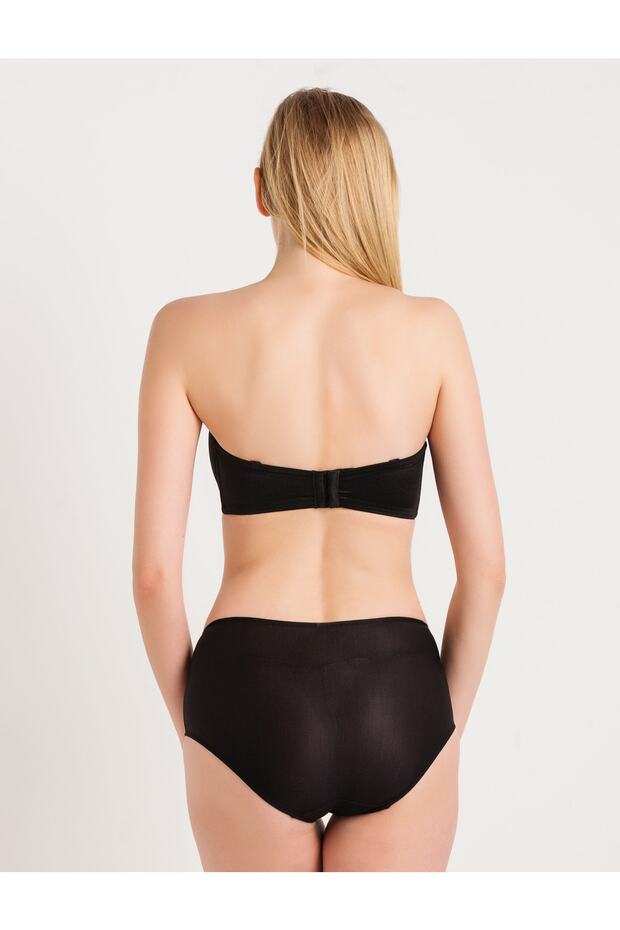 حمالة صدر دانتيل ضاغطة بدون حمالات - 4