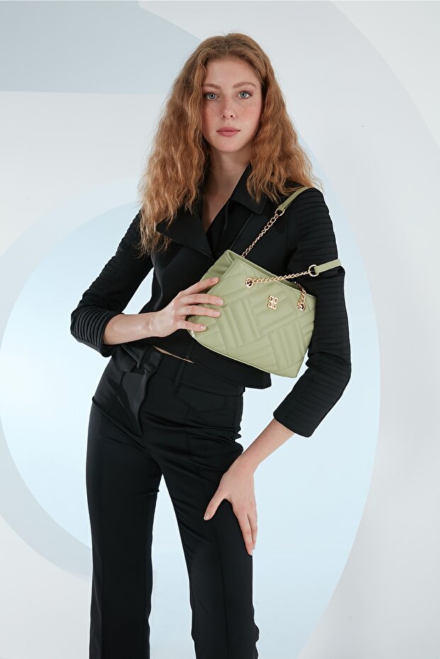 Laurel Green Women's Shoulder Bag 05PO23Y1740