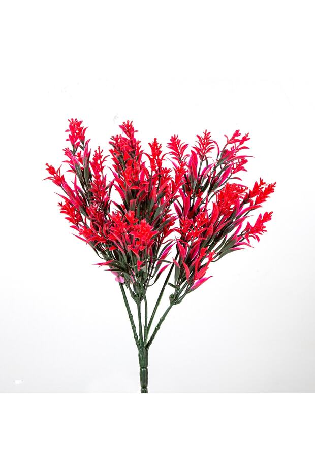 Artificial Daffodil Plant Red 40 Cm. Uv Protection - Outdoor Compatible
