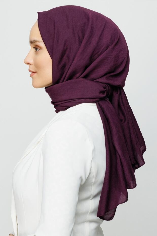 Mor Pamuk Kraş Şal - 3