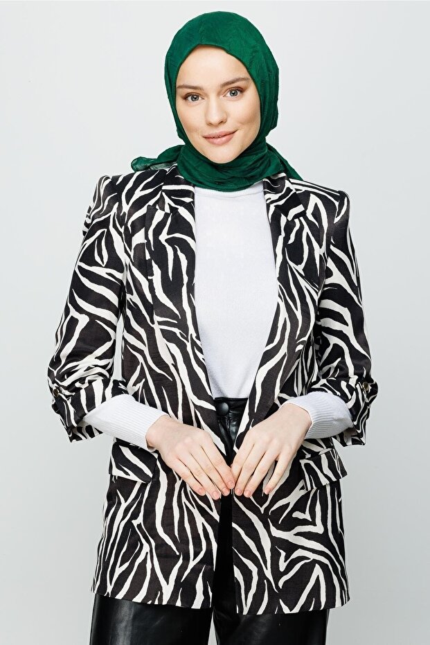 Zümrüt Piliseli Bambu Eşarp - 5