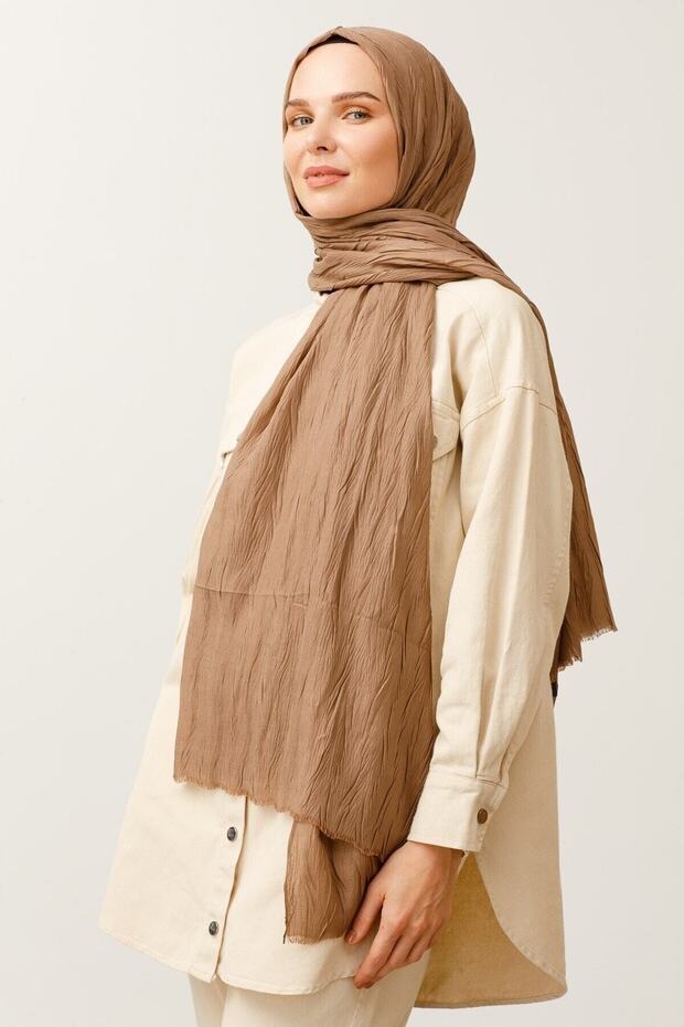 Ceviz Piliseli Bambu Şal - 6