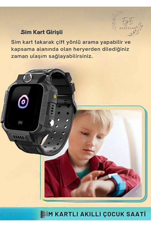 Sim Kartlı Çocuk Akıllı Saati - 5