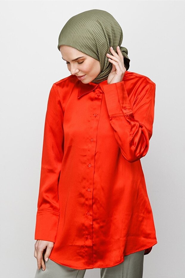 Soft Yeşil Pilise Eşarp - 4