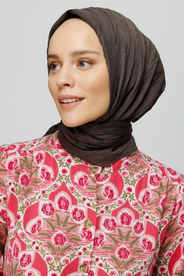 Füme Piliseli Bambu Eşarp - 1