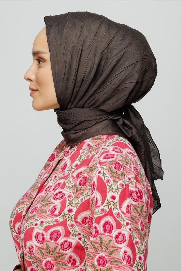 Füme Piliseli Bambu Eşarp - 7