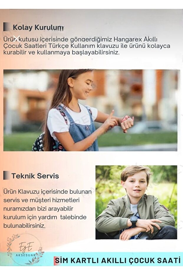 Sim Kartlı Çocuk Akıllı Saati - 7