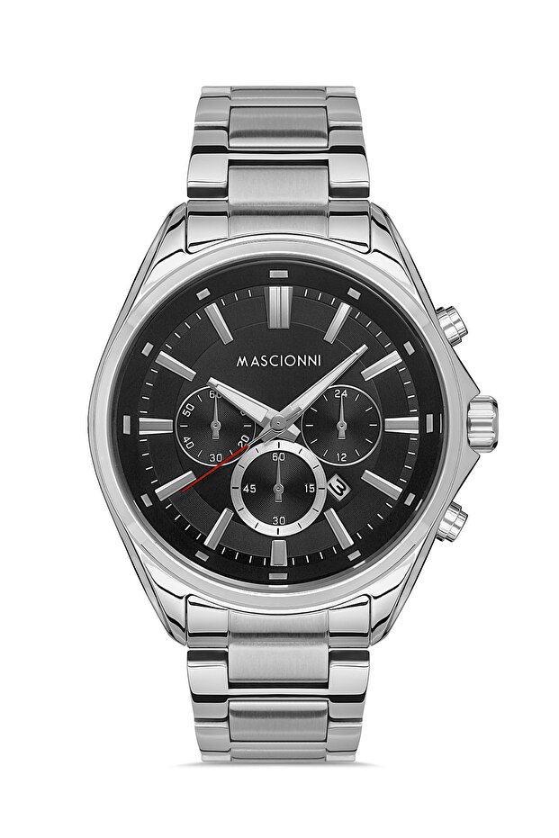 Silver Black Men's Wristwatch 3 Atm Waterproof