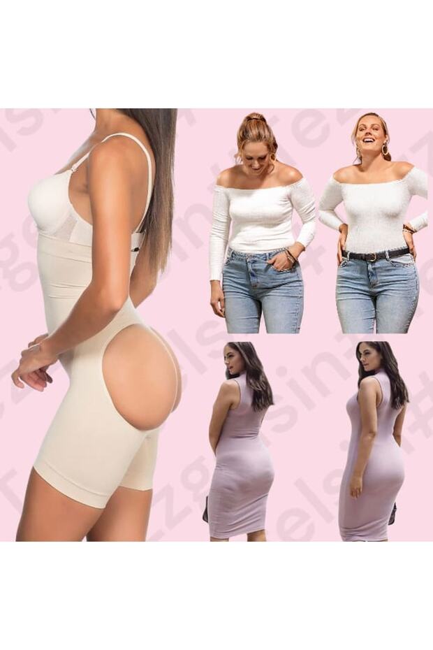Women's Hip Enhancer Lifting Open Butt Seamless High Waist Corset