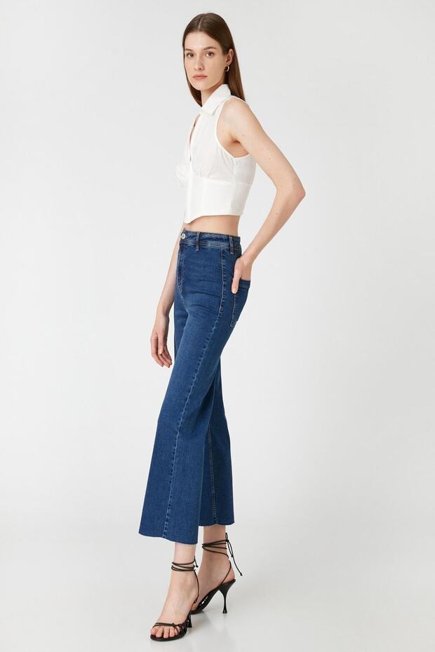 Women's Dark Indigo Jeans 3SAL40061MD