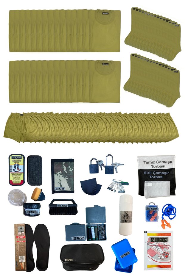 30-Piece Basic Military Set Recruit Soldier - Paid Soldier Economic Material Set