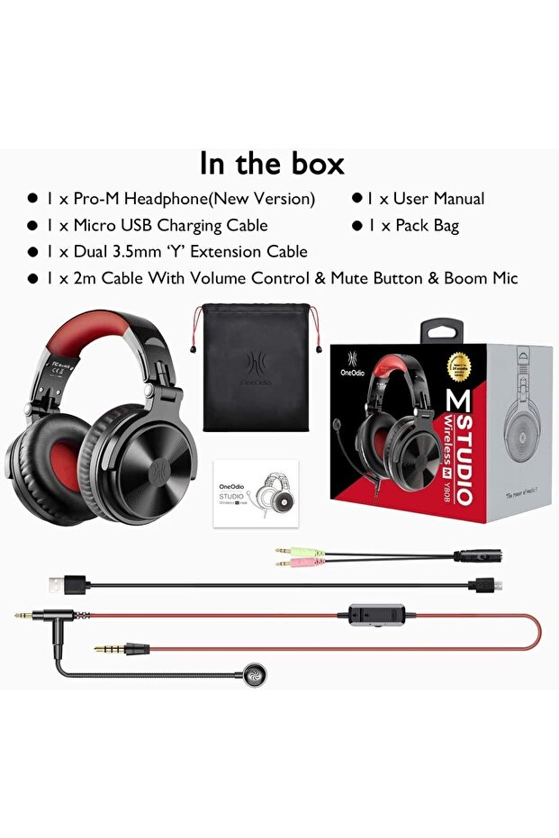 Pro M 3d Surround Bluetooth Headset (siyah) - 2