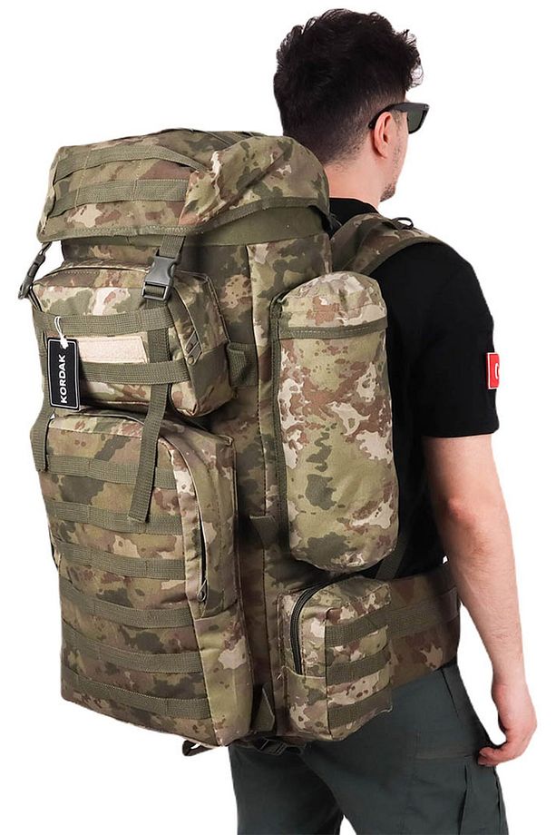Askeri 110 Lt Su Geçirmez Kumaş Operasyon Çantası - Dağcı Asker Çantası - 1