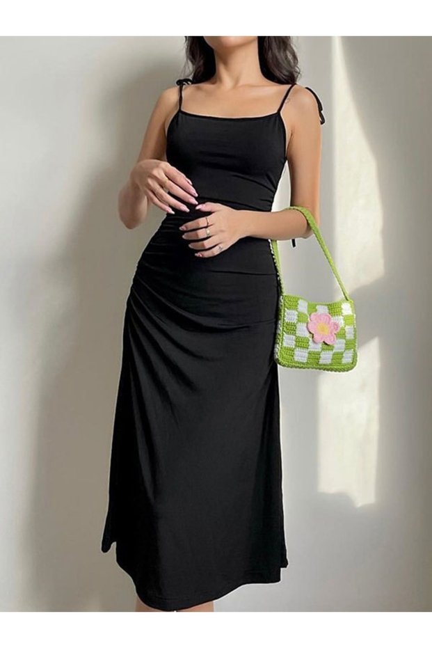 Black Strap Dress