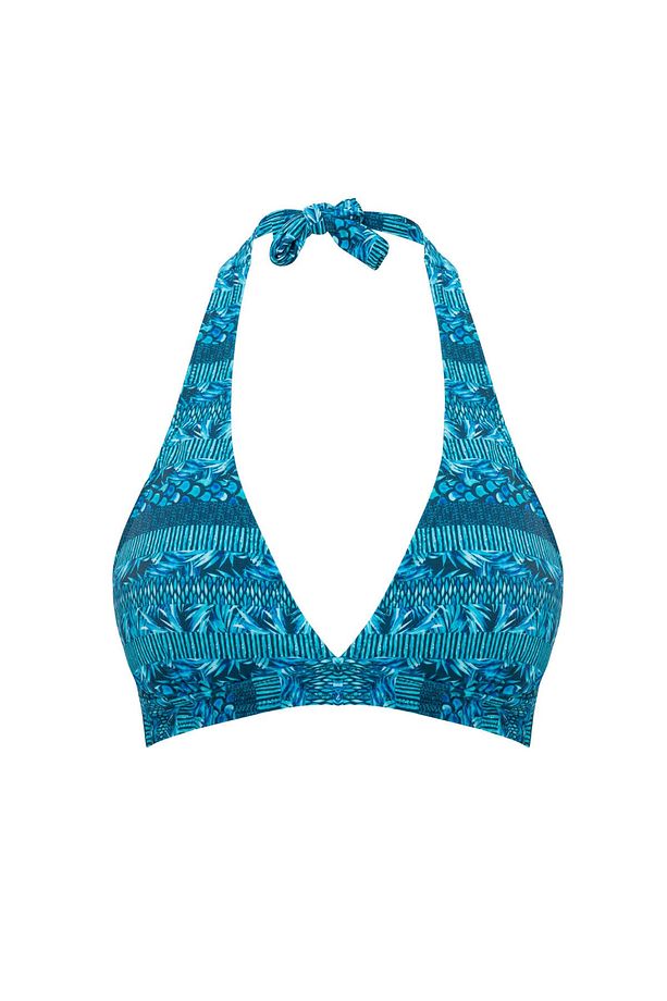 Baskılı Ocean Wave Hot Bikini Üstü - 4