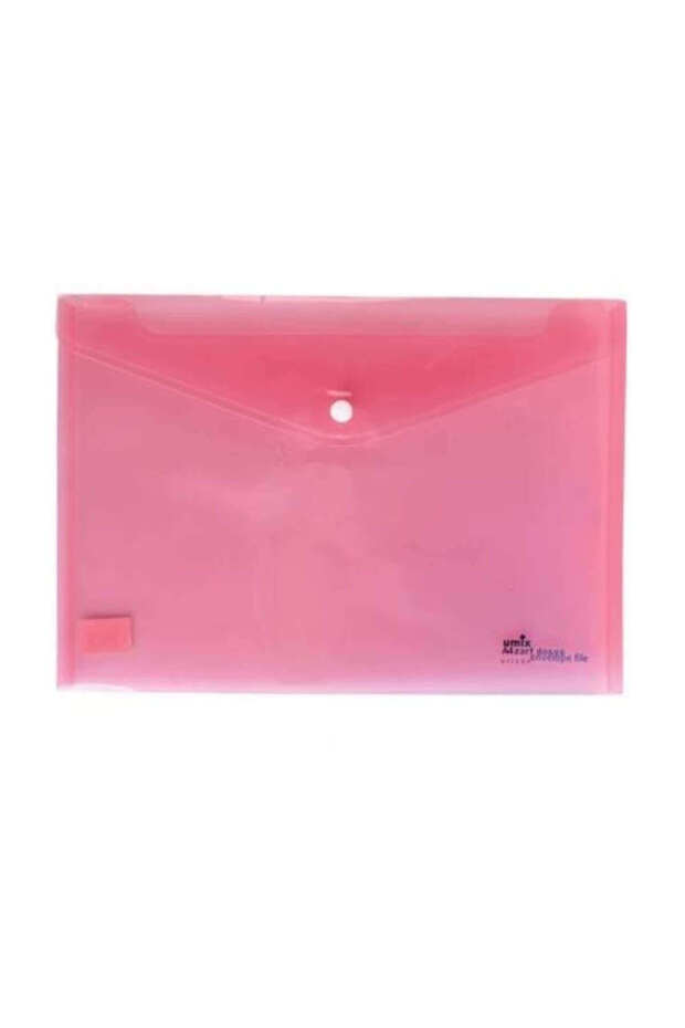 Zarf Dosya Şeffaf Pembe A4 N:U1120P-PE - 1