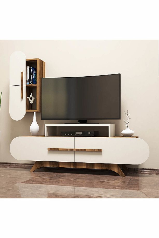 Rose Duvar Raflı Tv Ünitesi - 1