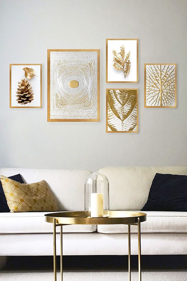 5 Parçalı Çerçeveli Tablo Set - 1