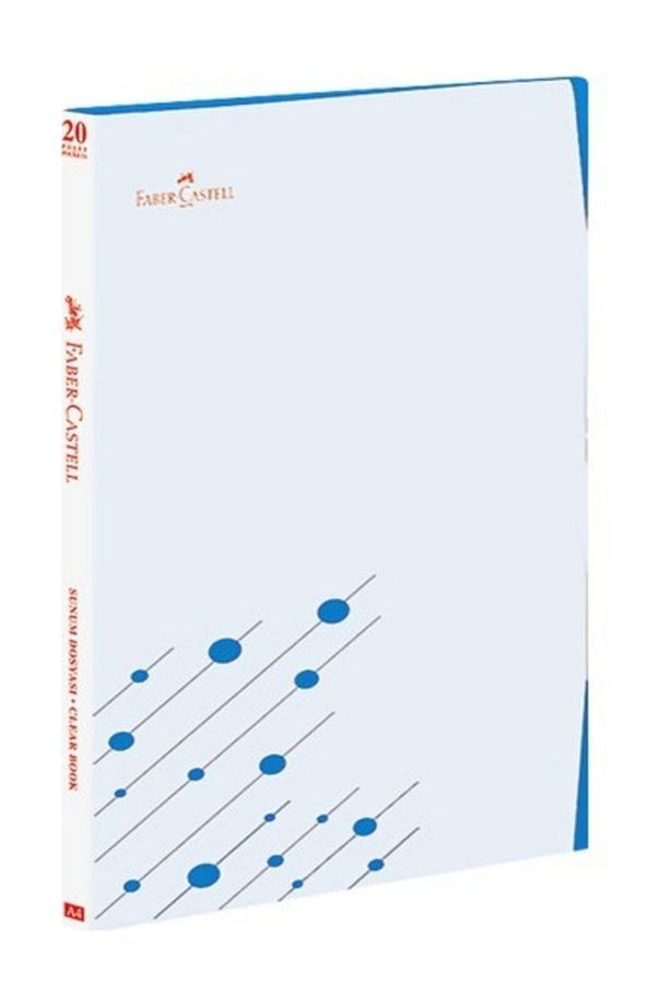 Faber Sunum Dosyası Çift Renk Kp 20 L Mavi 220102 - 1