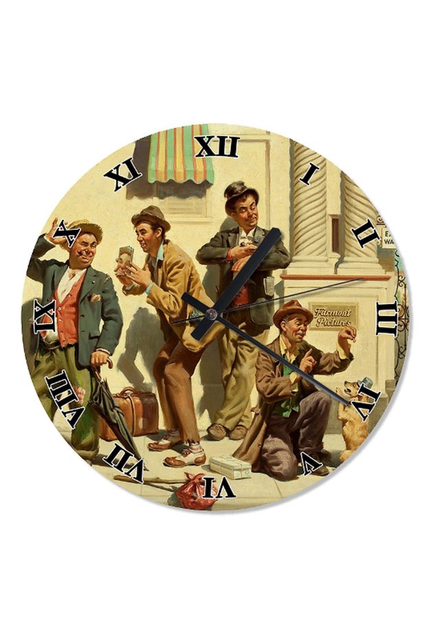 30 cm Diameter Legend Picture Patterned Wall Clock