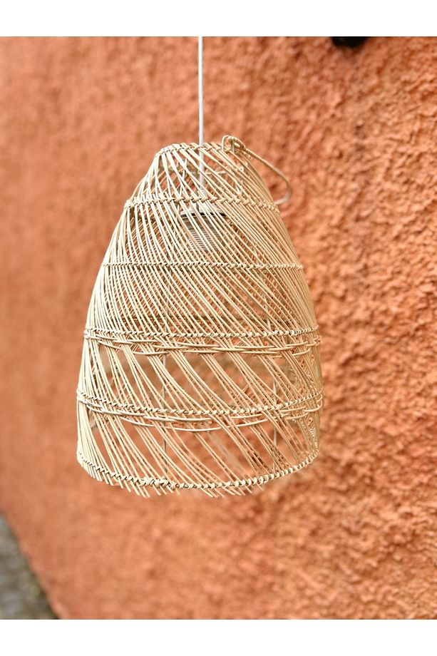 Rattan/bambu Sarkıt Avize Bohem 40cm - 5