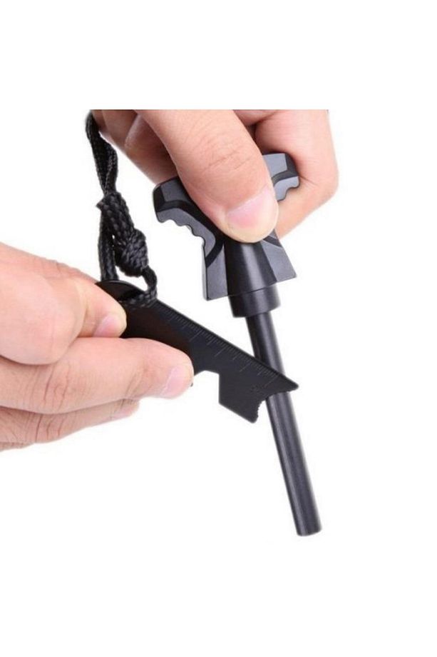 Magnezyum Çubuğu Ateş Başlatıcı Kamp Çakmaktaşı Kit 3 In 1 - 6