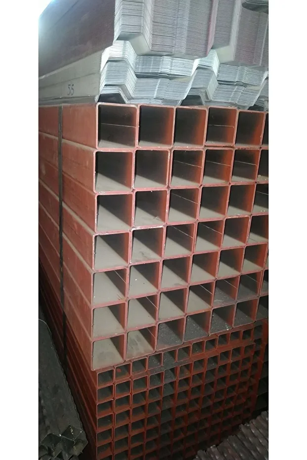 (3mt) Boyalı 100 X 100 X 3 Mm Kutu Profil Boru Metal 100x100x3 Demir - 2
