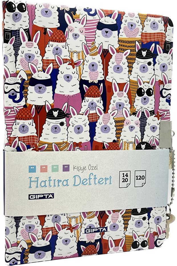 Locked Souvenir and Diary Notebook Unlined 2023 Model 14x20 120yp