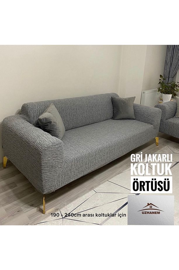 Jakarli Lüks Koltuk Örtüsü Koltuk Kılıfı Kanepe Çekyat Örtüsü - 1