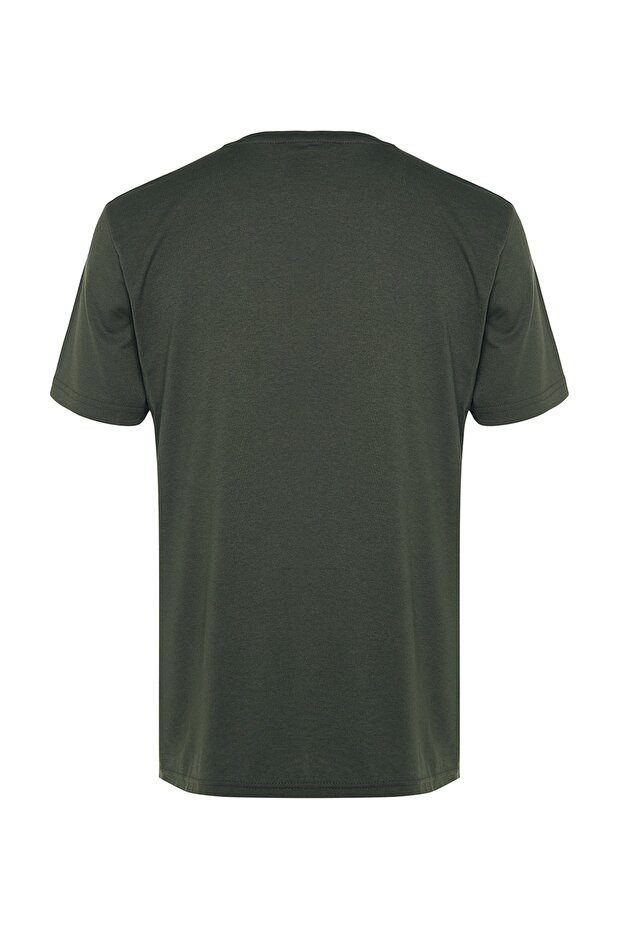 Haki Regular/Normal Kesim Kısa Kollu T-Shirt TMNSS22TS0271 - 7