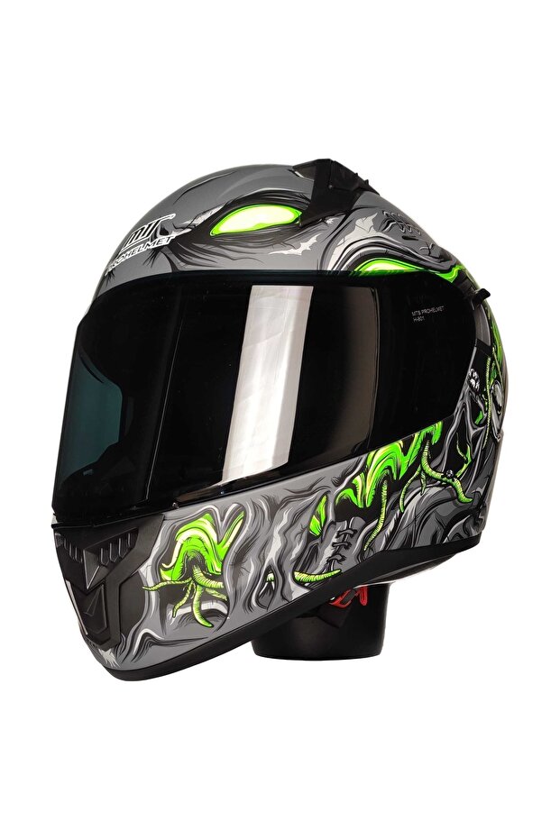 Kask Snake 801 ( Zombies White ) - 1