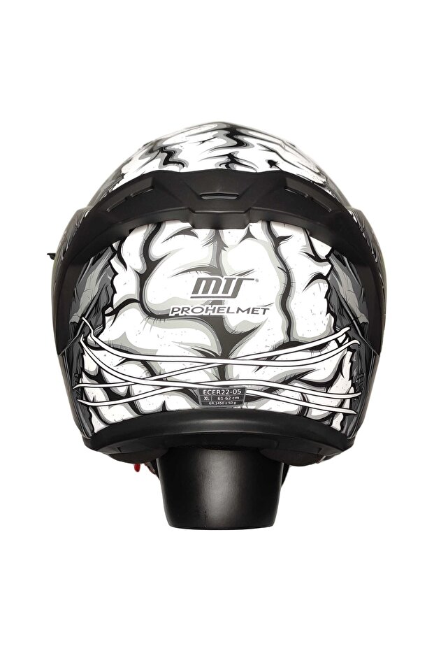 Kask Snake 801 ( Zombies White ) - 4